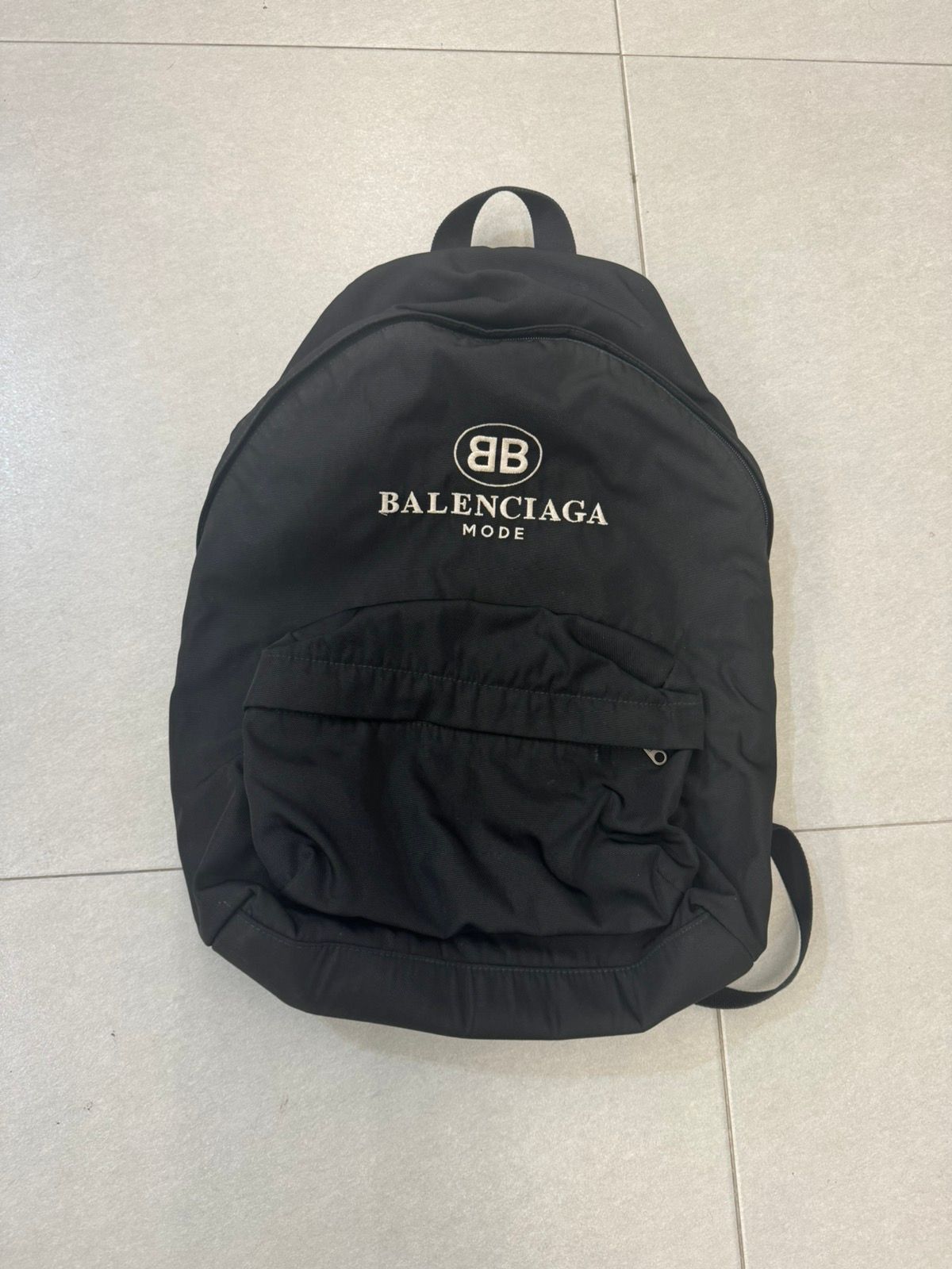 Pre-owned Balenciaga Mode Backpack In Black