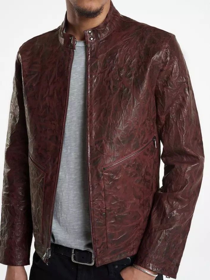 John Varvatos Vicarage racer leather jacket. Size EU 48 USA 38 Size US M / EU 48-50 / 2 - 5 Thumbnail