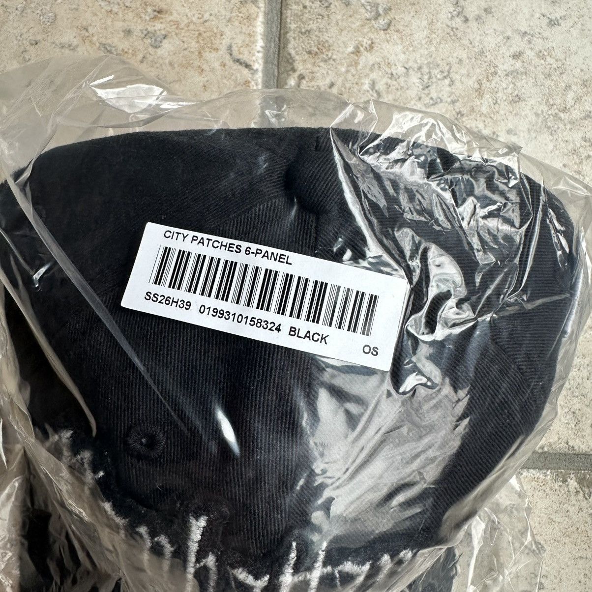 Supreme Supreme City Patches 6-Panel (SS26) Black Size ONE SIZE - 2 Thumbnail