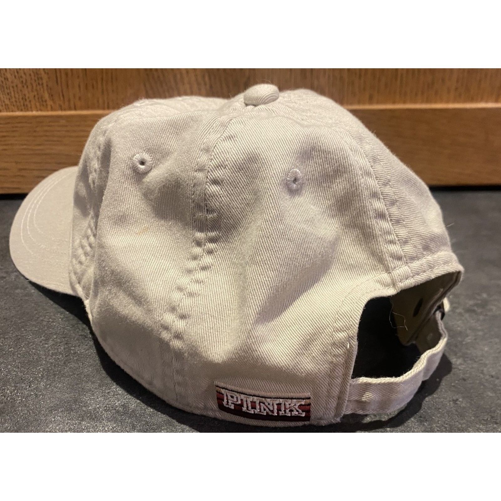 Victoria's Secret Victoria Secret Pink Strapback Dad Hat Beige Adjustable Size ONE SIZE - 4 Thumbnail