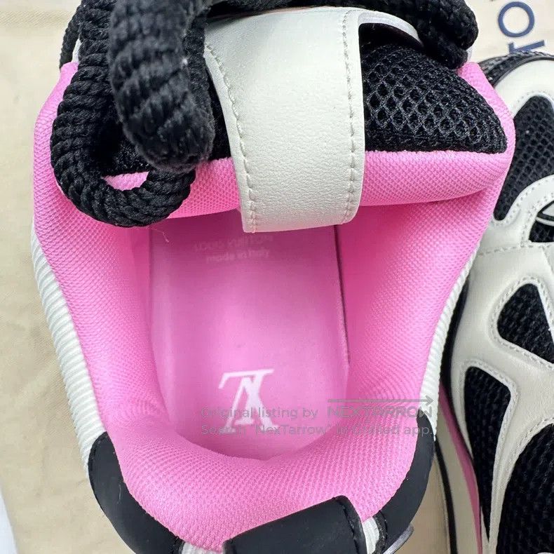 Louis Vuitton Louis Vuitton Skate's latest black and pink sneakers Size US 8 / EU 41 - 5 Thumbnail
