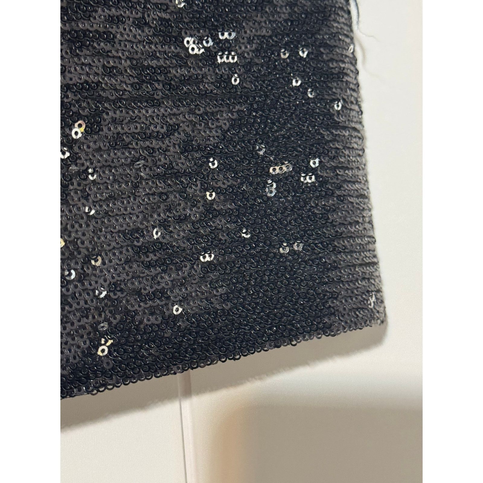 J.Crew J.Crew Sequin Iridescent Black Mini Skirt 6 | Elegant Glam Size 28" / US 6 / IT 42 - 3 Thumbnail