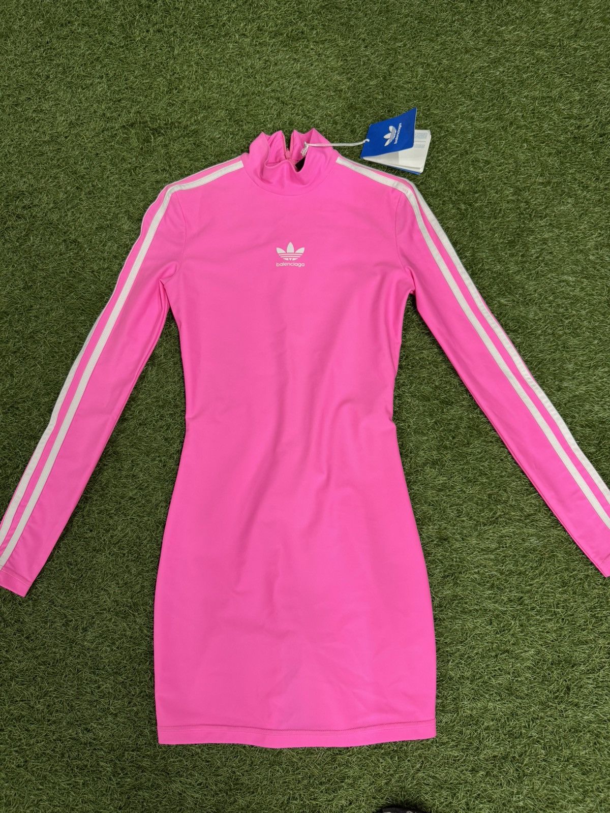 Balenciaga X Adidas Mockneck Minidress