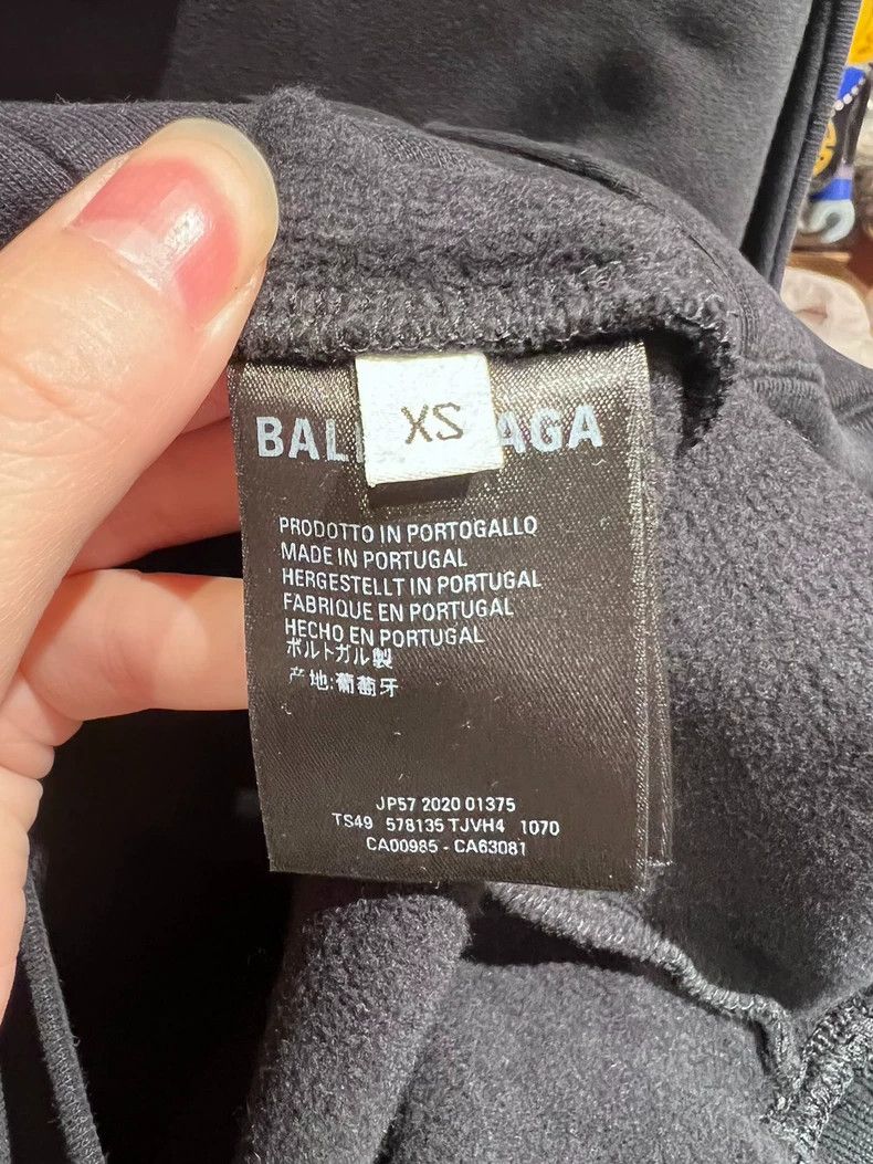 Balenciaga Balenciaga Black Pink Hoodie New with Tags Size XS Size US XS / EU 42 / 0 - 5 Thumbnail