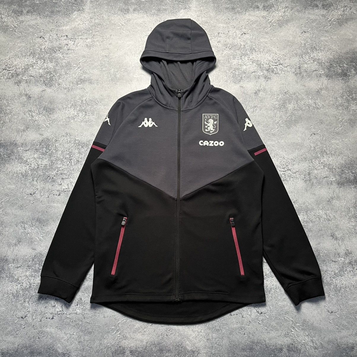 Kappa Kappa Aston Villa Zip Hoodie Soccer Player Football AVFC Size US XXL / EU 58 / 5 - 1 Thumbnail