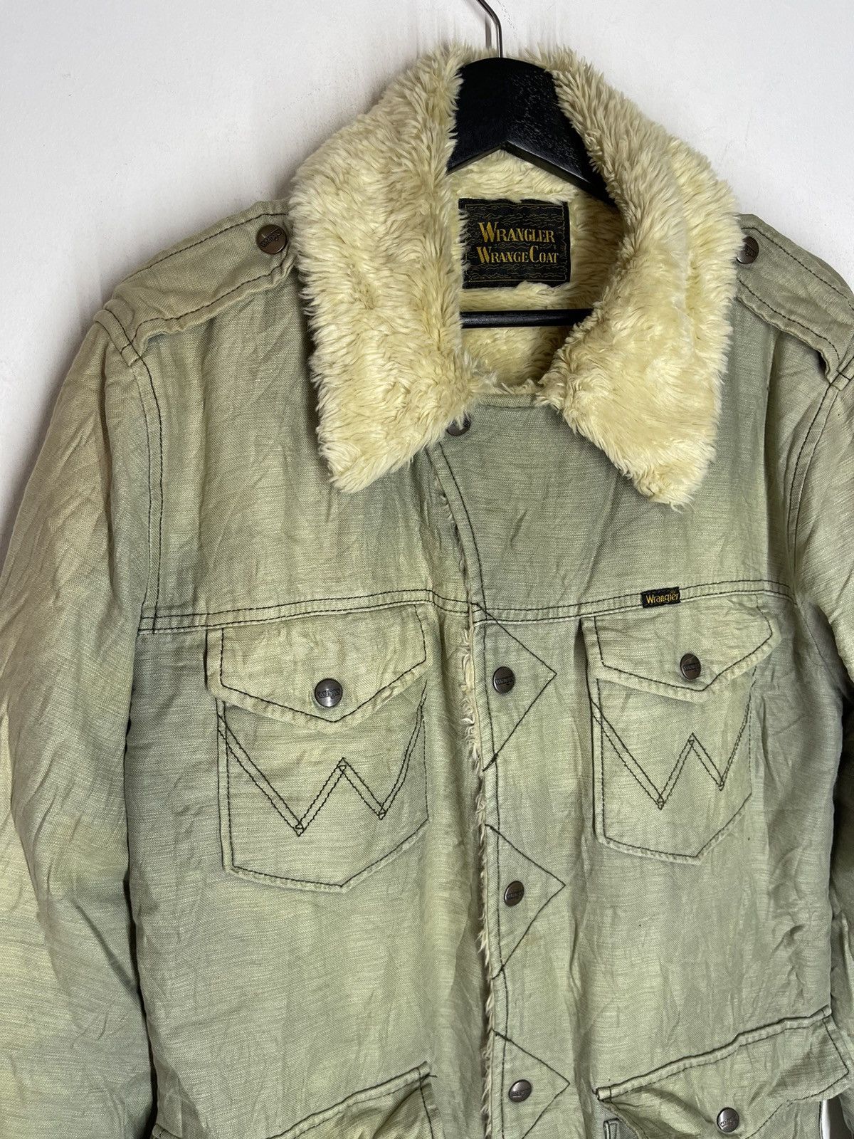 Wrangler VINTAGE WRANGLER WRANGE COAT ACID WASH BEGGERS RIPS Size US M / EU 48-50 / 2 - 3 Thumbnail