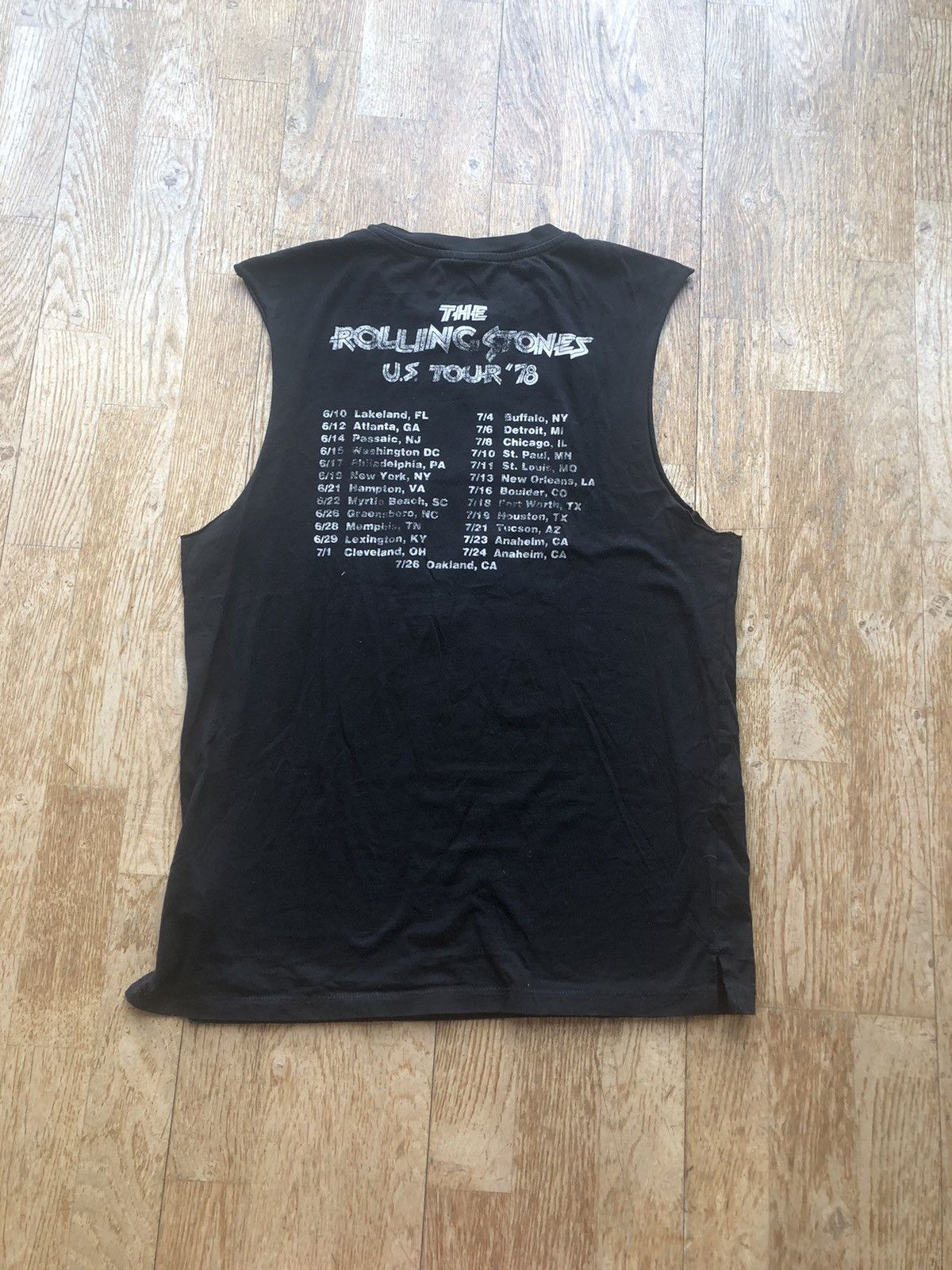 Band Tees × The Rolling Stones ROLLING STONES US TOUR 1978 RARE VINTAGE SLEEVELESS TANK TOP Size US S / EU 44-46 / 1 - 2 Thumbnail