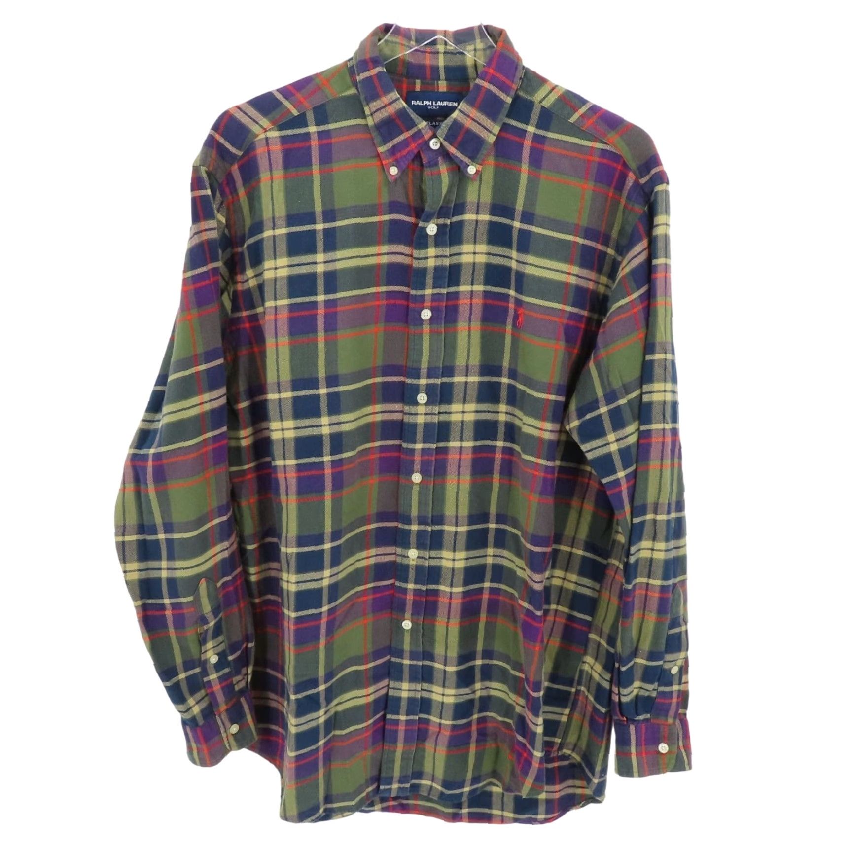 Ralph Lauren Ralph Lauren Golf Shirt Men Large Multicolor Collared Long Sleeve Button-Up Classic Fit Size US L / EU 52-54 / 3 - 2 Thumbnail