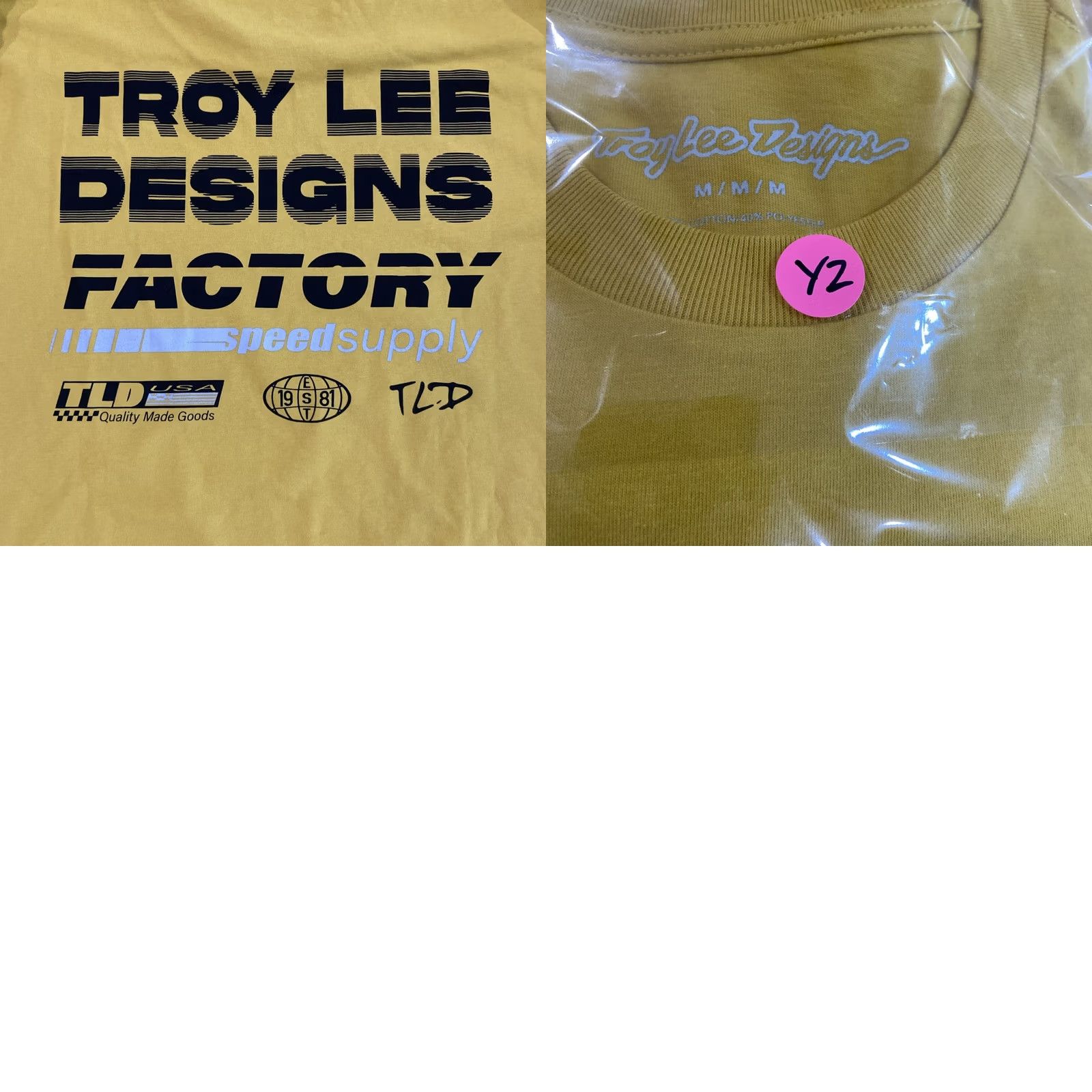 Vintage Troy Lee Designs Speed Supply Shirt Mens Medium Yellow NWT Jersey Breathable Quick Dry Moisture Wicking Cycling Shirt Size US M / EU 48-50 / 2 - 9 Thumbnail