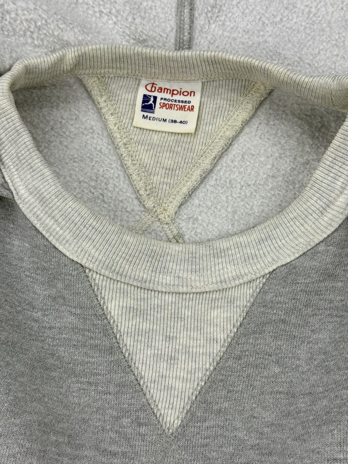 Champion 1950s Champion Running Man Tag Two Tone Afterhood Hoodie Size US M / EU 48-50 / 2 - 7 Thumbnail