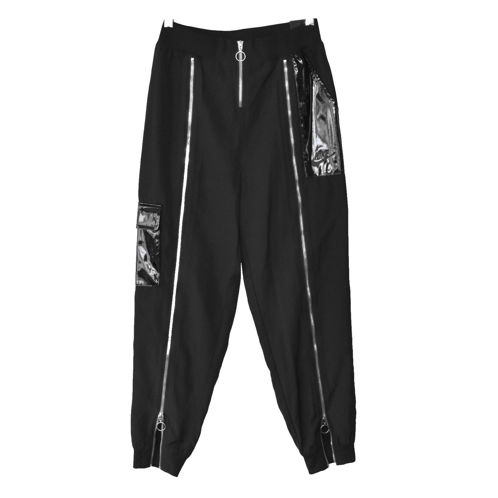 Nike NIKE Black Icon Clash Woven Loose Fit Pants Size XS $110 Size 25" / US 0 / IT 36 - 1 Thumbnail