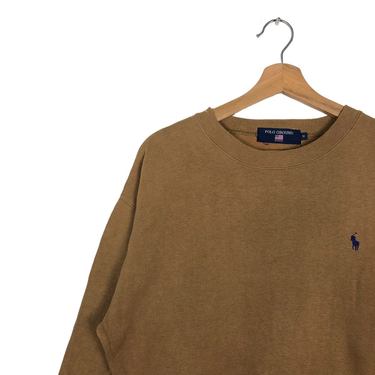 Japanese Brand 🔥90’s Vintage Sweatshirt Crewneck Polo Ground Sport Size US M / EU 48-50 / 2 - 7 Thumbnail