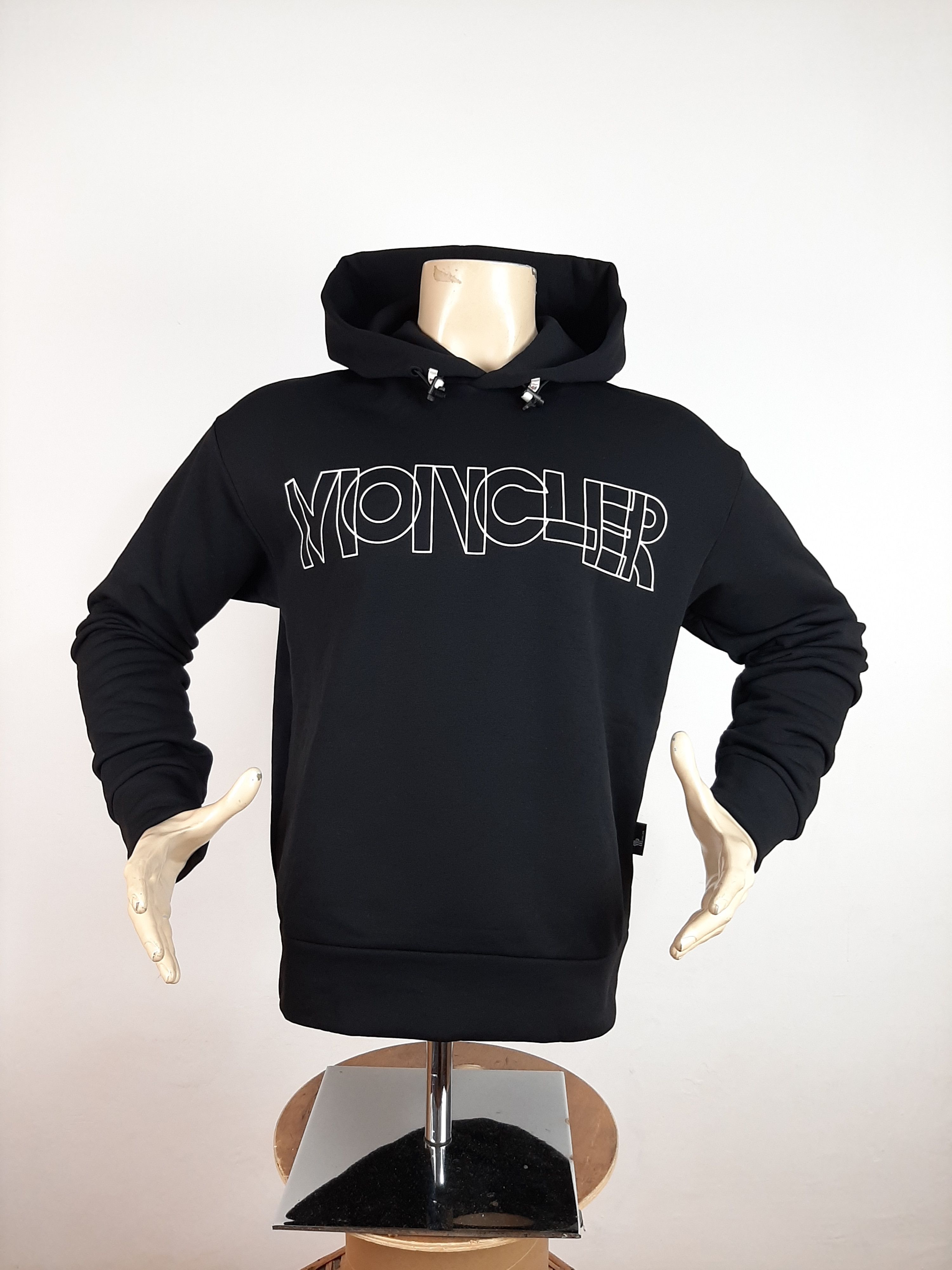 Image of Moncler x Moncler Grenoble Hoodie Black Men's Size S