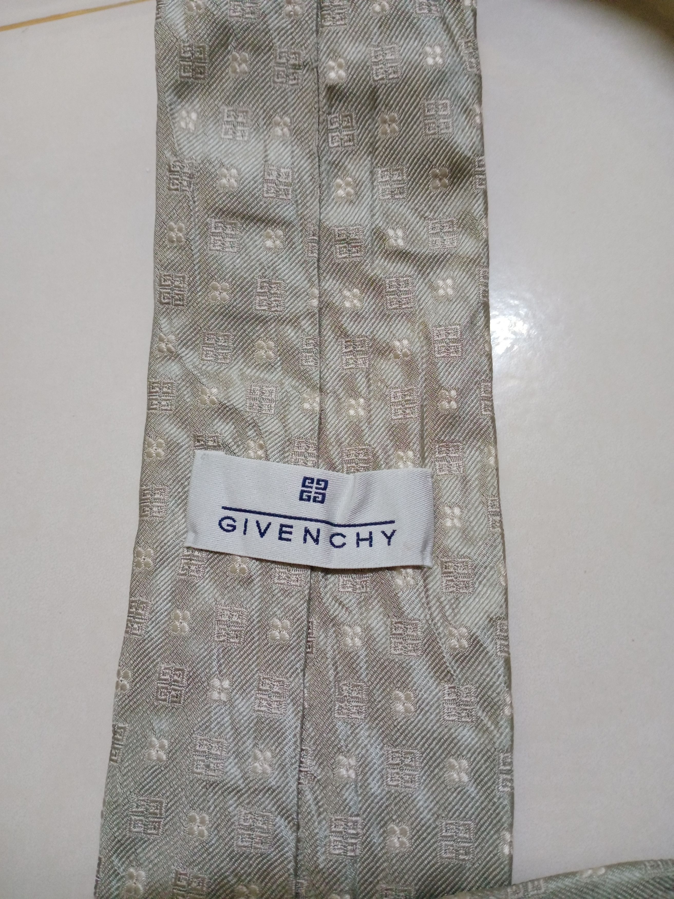 Givenchy × Vintage Rare Vintage GIVENCHY Silk Siede Tie Size ONE SIZE - 4 Thumbnail