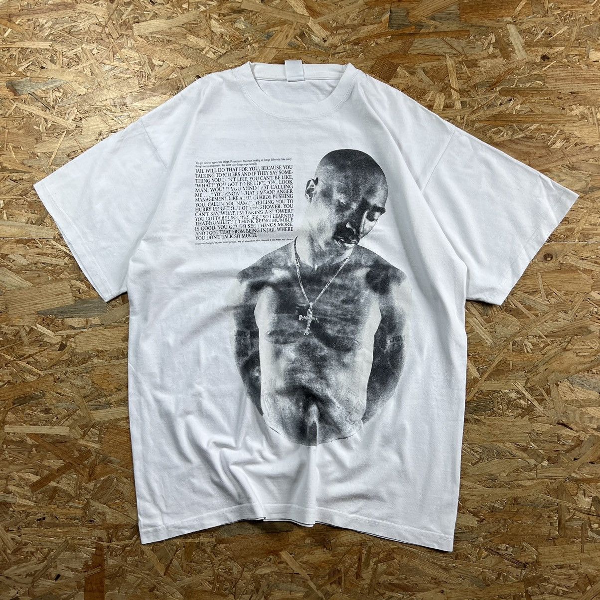 2PAC MEMORIAL RAP HIP HOP T-SHIRT JERSEY 2000S