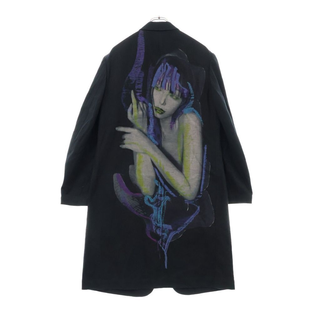 Yohji Yamamoto Yohji Yamamoto PourHomme 24AW FEMALE BACK PRINTED 5B JKT Size US L / EU 52-54 / 3 - 1 Thumbnail
