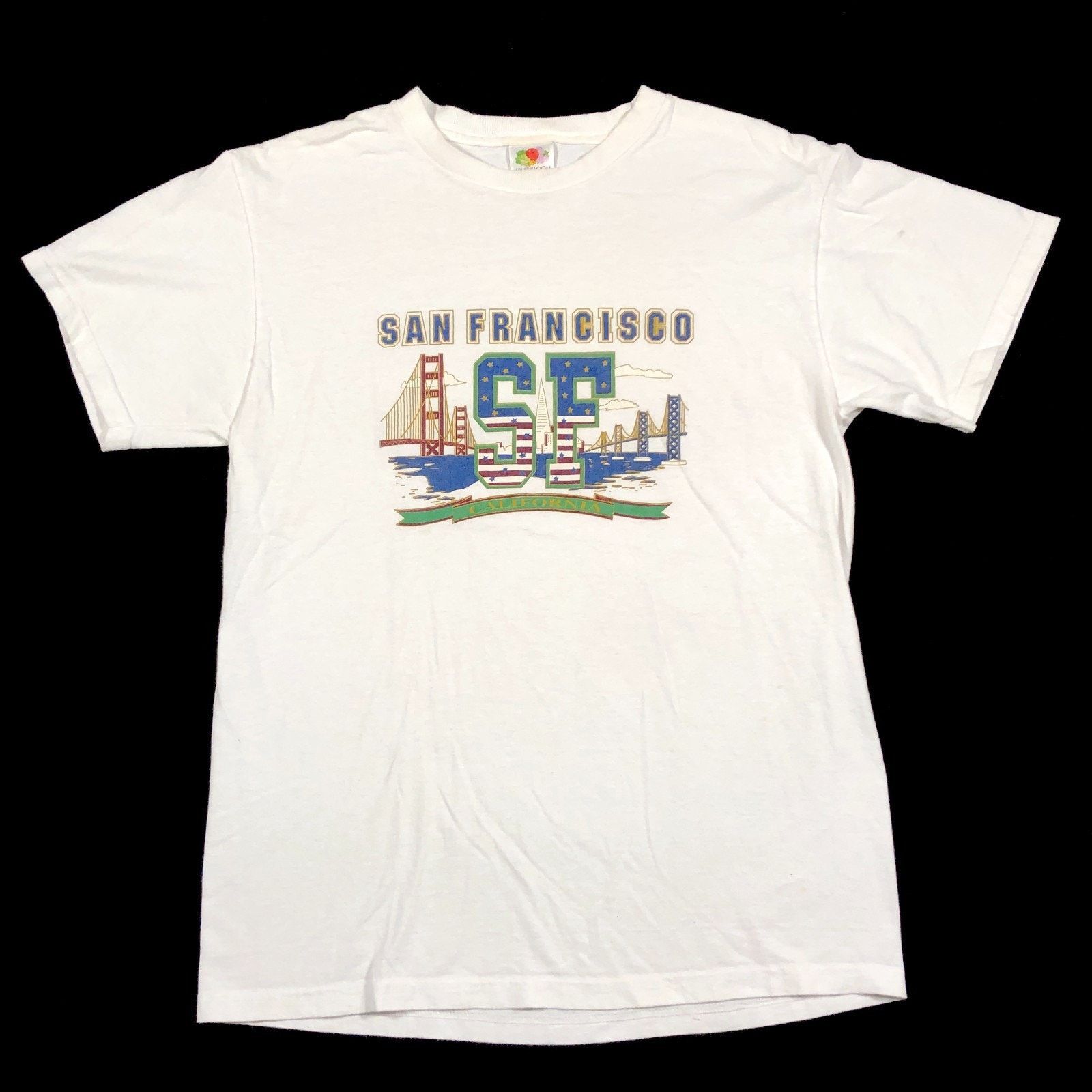 Vintage Vintage 1990s San Francisco Souvenir Golden Gate Tee Medium Size US M / EU 48-50 / 2 - 1 Thumbnail