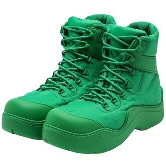 image of Bottega Veneta O1Lv12M1223 Puddle Bomber In Green Shoes, Men's (Size 11)