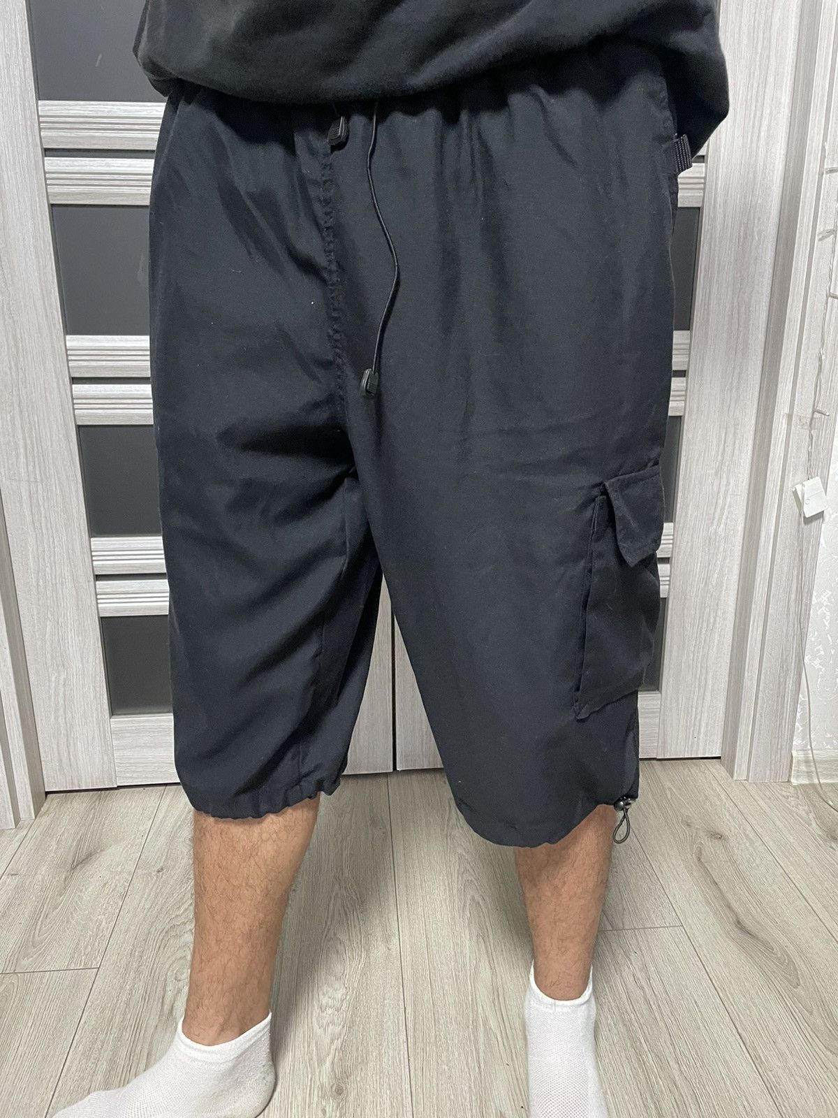 Nike Vintage Nike Premier Y2K Nylon Cargo Shorts Black Size M Size US 32 / EU 48 - 2 Thumbnail