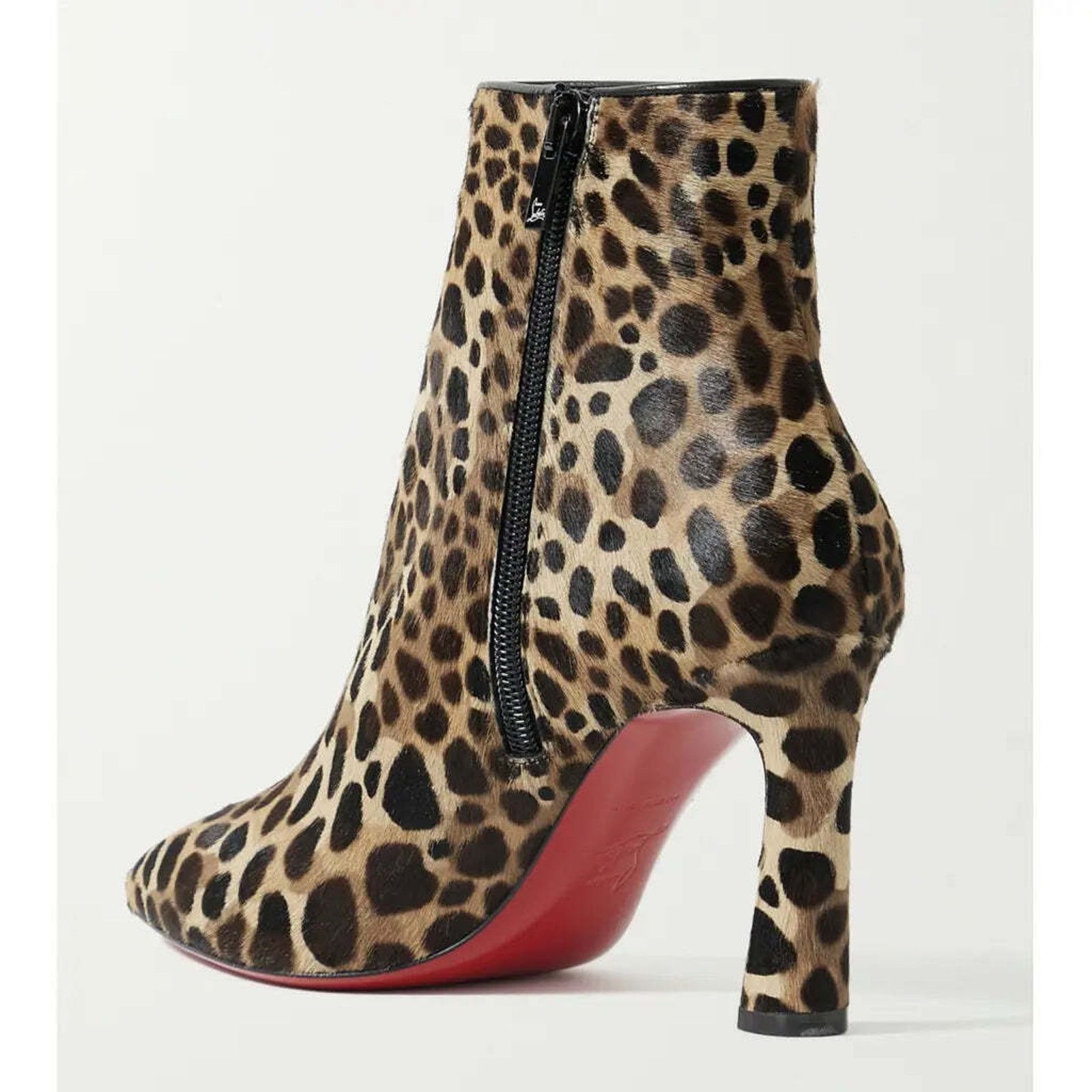 Christian Louboutin Christian Louboutin So Eleonor 85 Black Brown Leopard Pony Size US 7.5 / IT 37.5 - 7 Thumbnail
