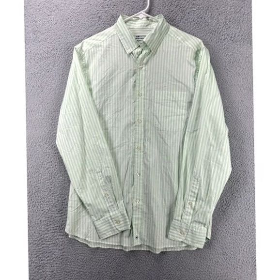 Vineyard Vines Vineyard Vines OTG Shirt Men Medium Green Stripes Brrr Performance Button Up NEW Size US M / EU 48-50 / 2 - 4 Thumbnail