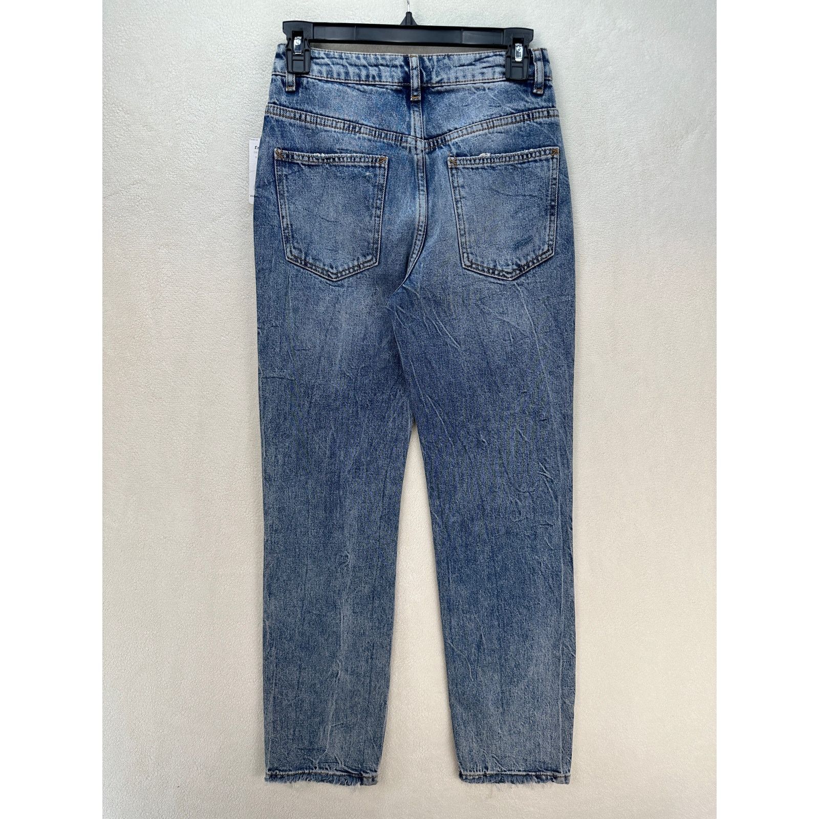 Free People FREE PEOPLE SIZE 25 DAKOTA STRAIGHT LEG JEAN MEDIUM WASH 0B1 Size 25" / US 0 / IT 36 - 5 Thumbnail