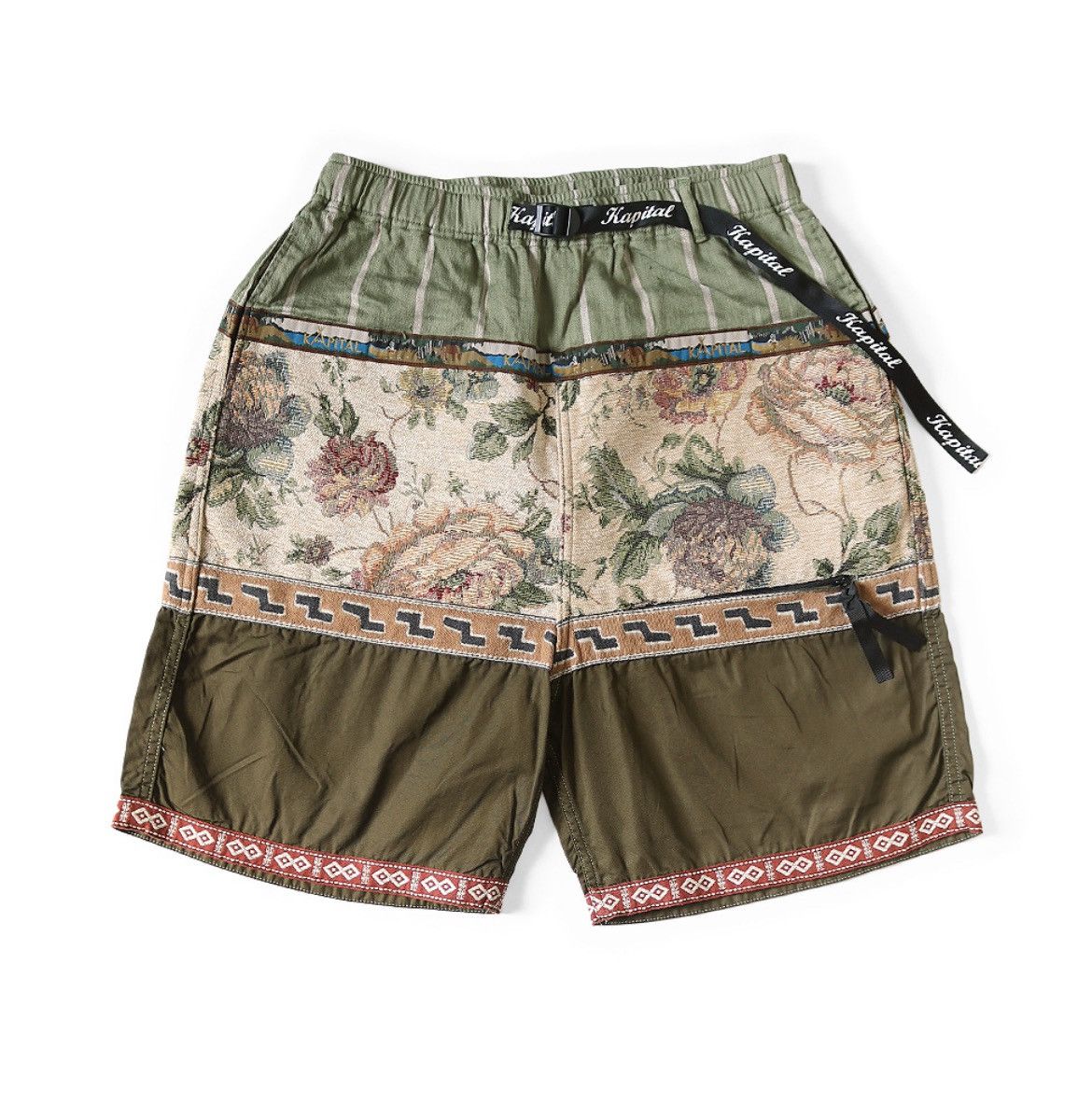 Kapital Kapital Camo crazy patchwork ECO BAKA Easy Shorts size 2 Size US 32 / EU 48 - 1 Thumbnail