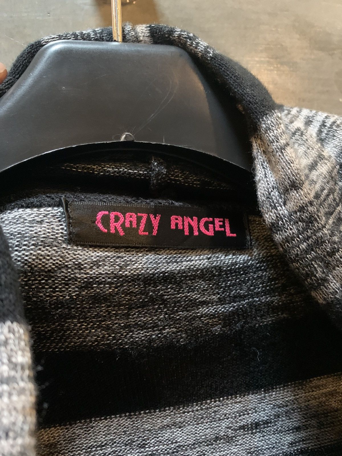 Japanese Brand Vkei Crazy Angel Batwing Gothic Boxy Zip Hooded Size M / US 6-8 / IT 42-44 - 9 Thumbnail