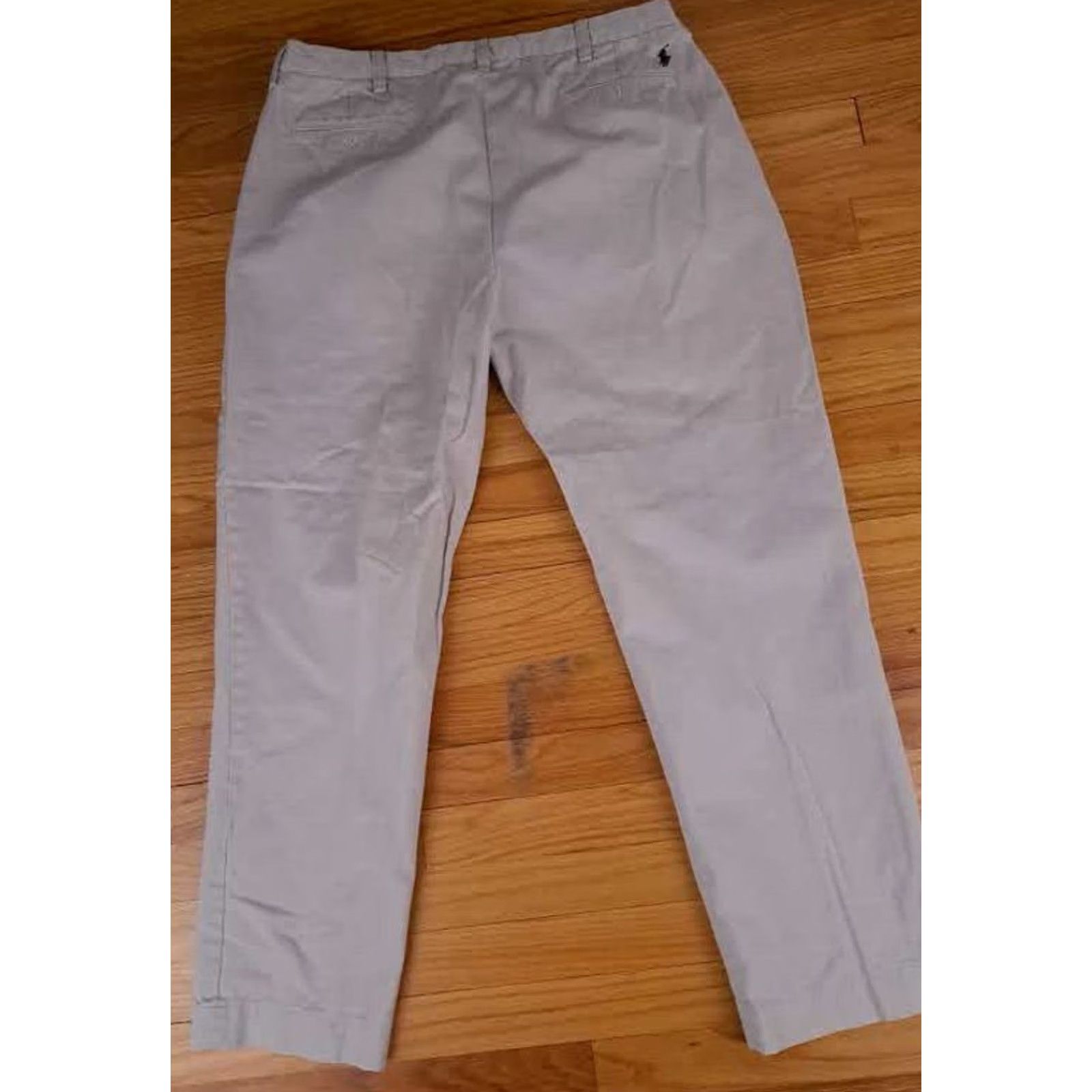 Polo Ralph Lauren Polo Ralph Lauren Pants Chino 38-32 Men Regular Beige Canvas Cotton Pockets Straight Inseam 32 Size US M / EU 48-50 / 2 - 5 Thumbnail