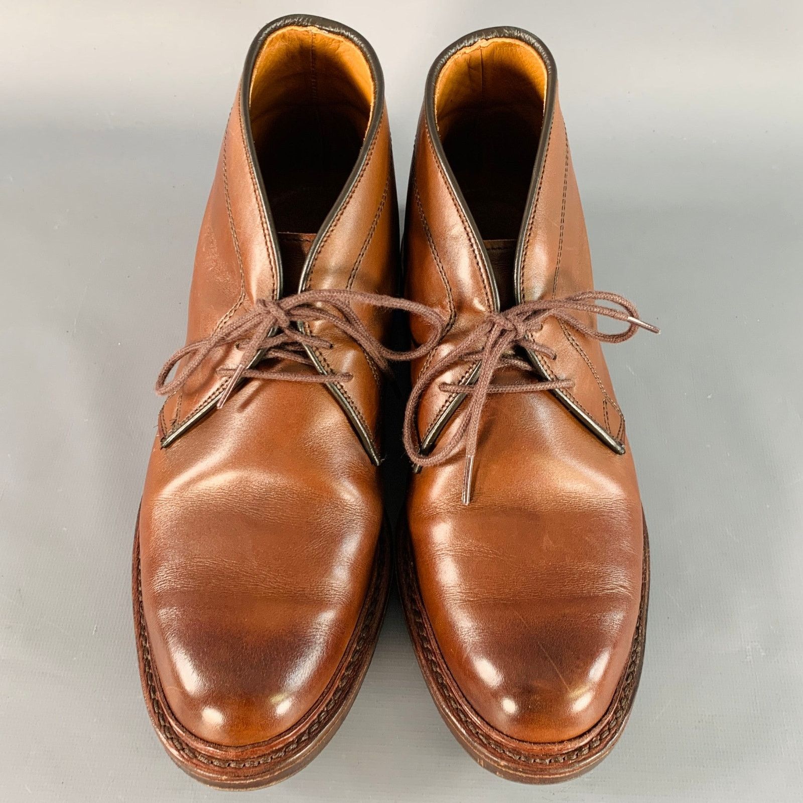 Allen Edmonds ALLEN EDMONDS Size 7 Dundee Brown Leather Chukka Ankle Boots Size US 7 / EU 40 - 4 Thumbnail