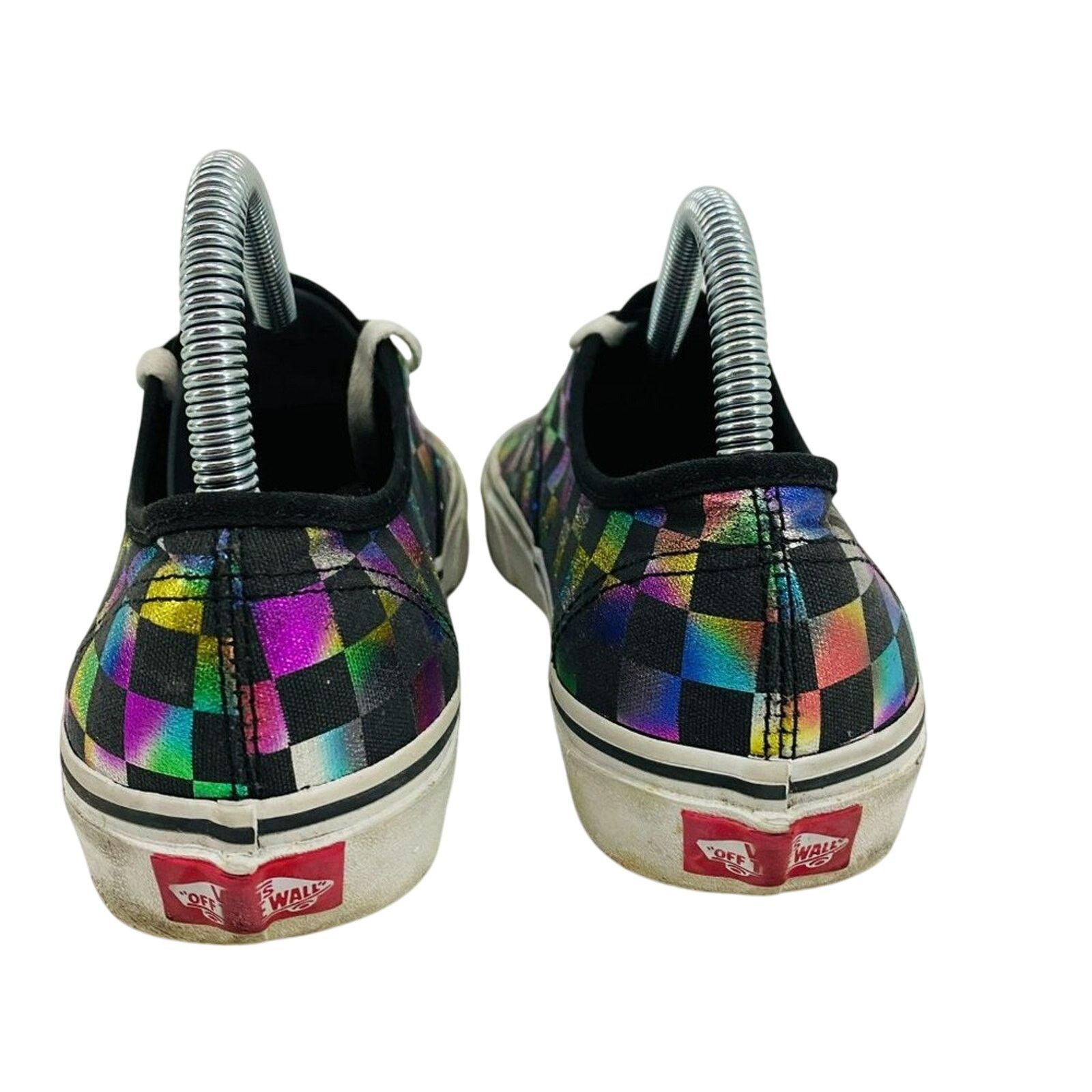 Vans Vans Iridescent Black Checkerboard Skate M 7 W 8.5 Size US 8.5 / IT 38.5 - 3 Thumbnail