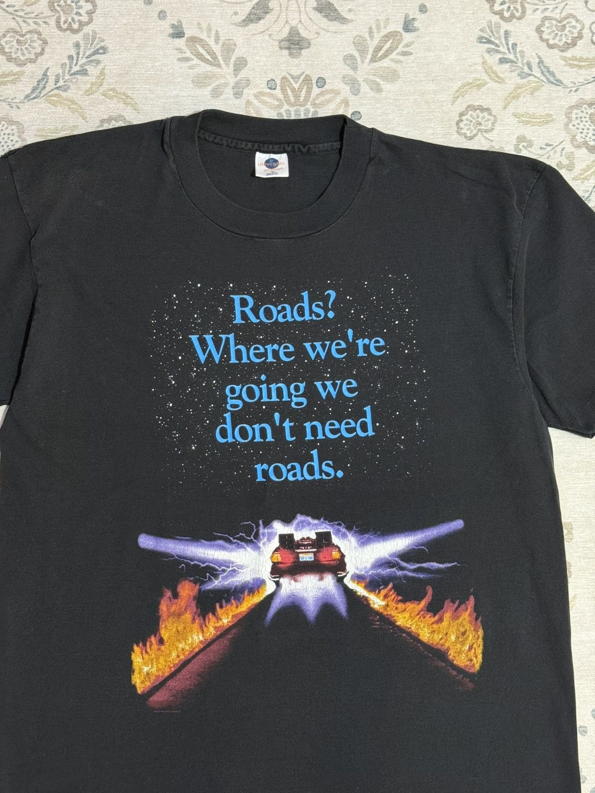 Universal Studios Vintage 90s Back To The Future Promo Tee Single Stitch Size US XL / EU 56 / 4 - 3 Thumbnail