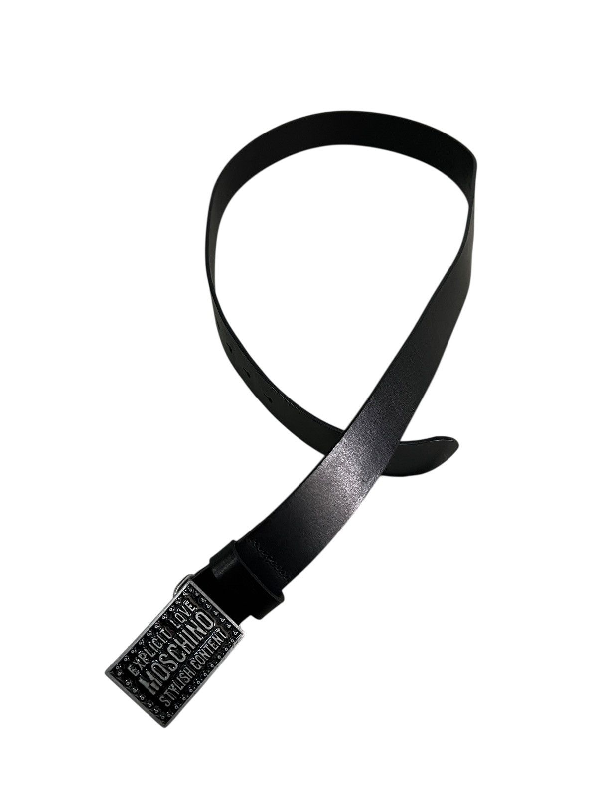 Moschino Moschino ‘Explicit Love” Leather Belt Size ONE SIZE - 2 Thumbnail