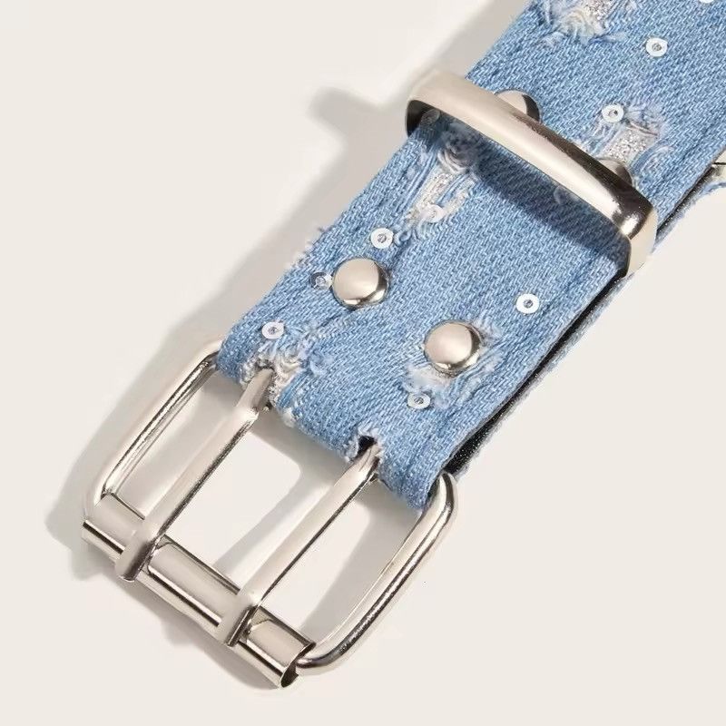 Canvas × Vintage Unisex Double Grommet Belt Size ONE SIZE - 6 Thumbnail