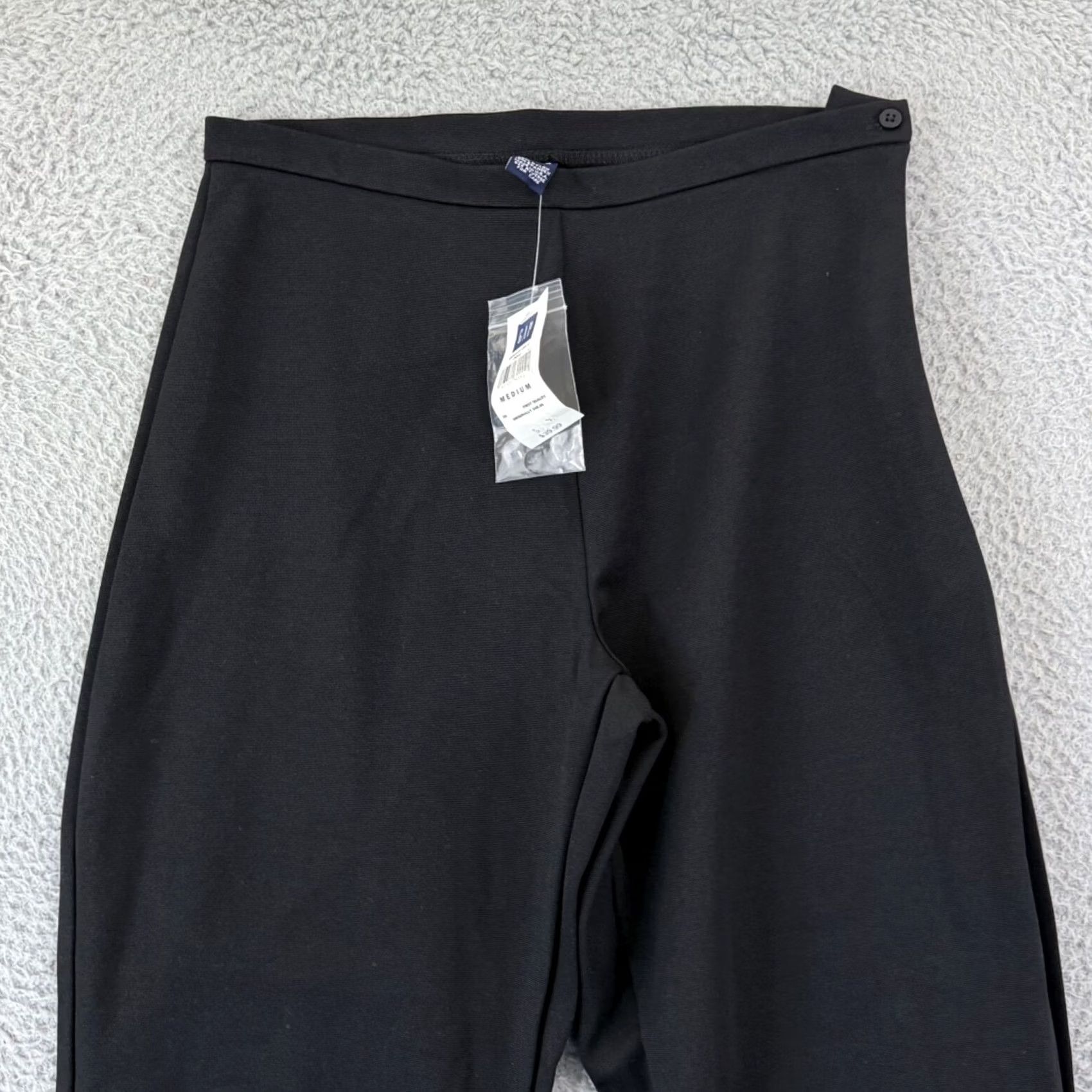 Gap VINTAGE Gap Pants Women Medium Black Bootcut Stretch 28x30 Classic Dress Pants 90s City Preppy NWT Size 32" / US 10 / IT 46 - 3 Thumbnail