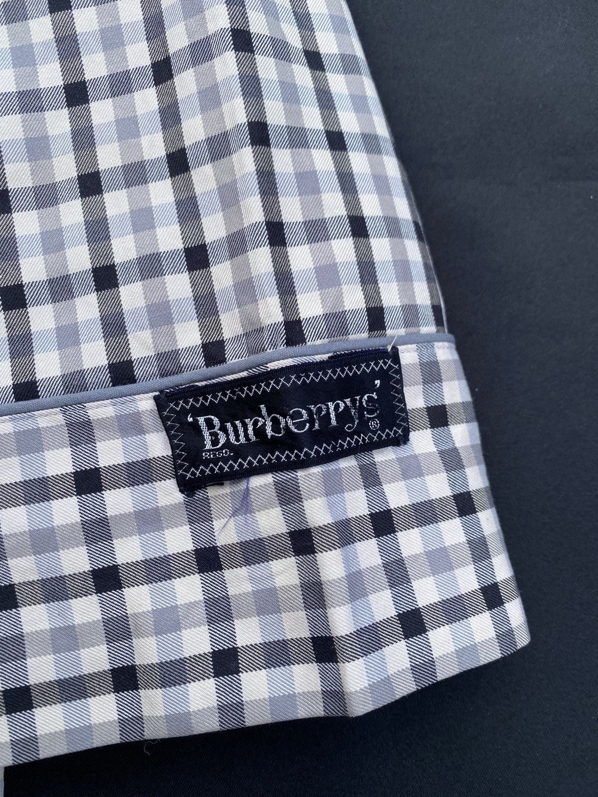 Burberry Vintage Burberry Checkered Long Coat Size US L / EU 52-54 / 3 - 9 Thumbnail