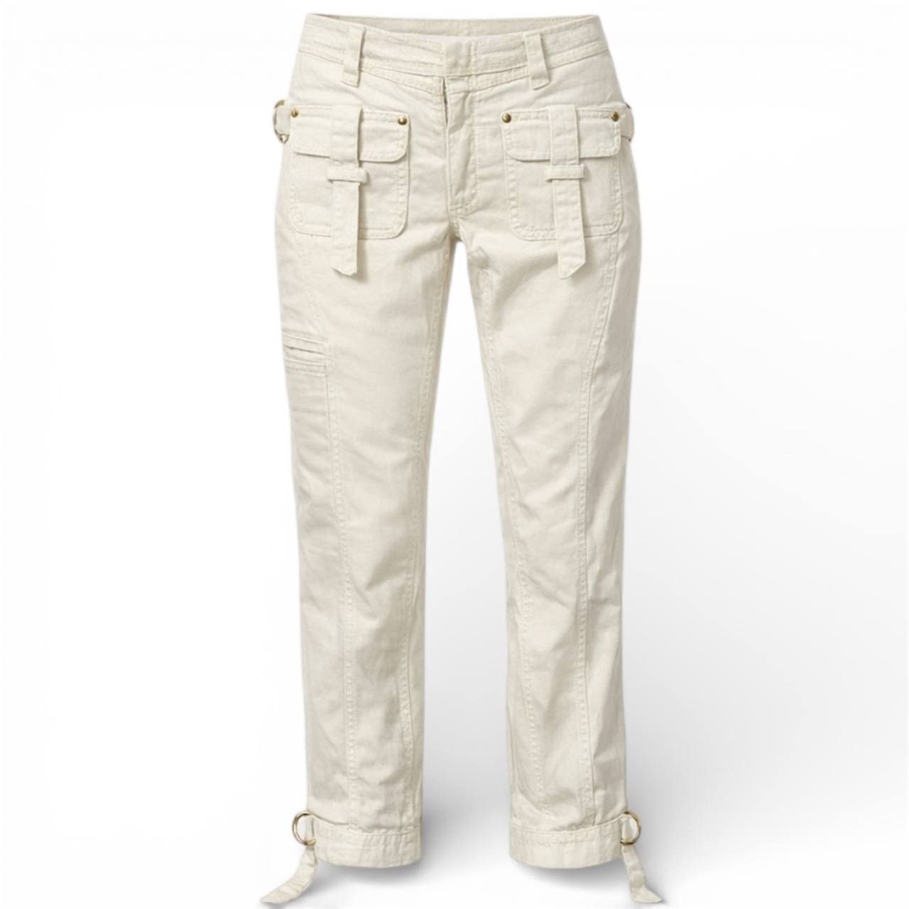 ROBERTO CAVALLI CAPRI LEOPARD EDITION ARCHIVAL CARGO PANTS S