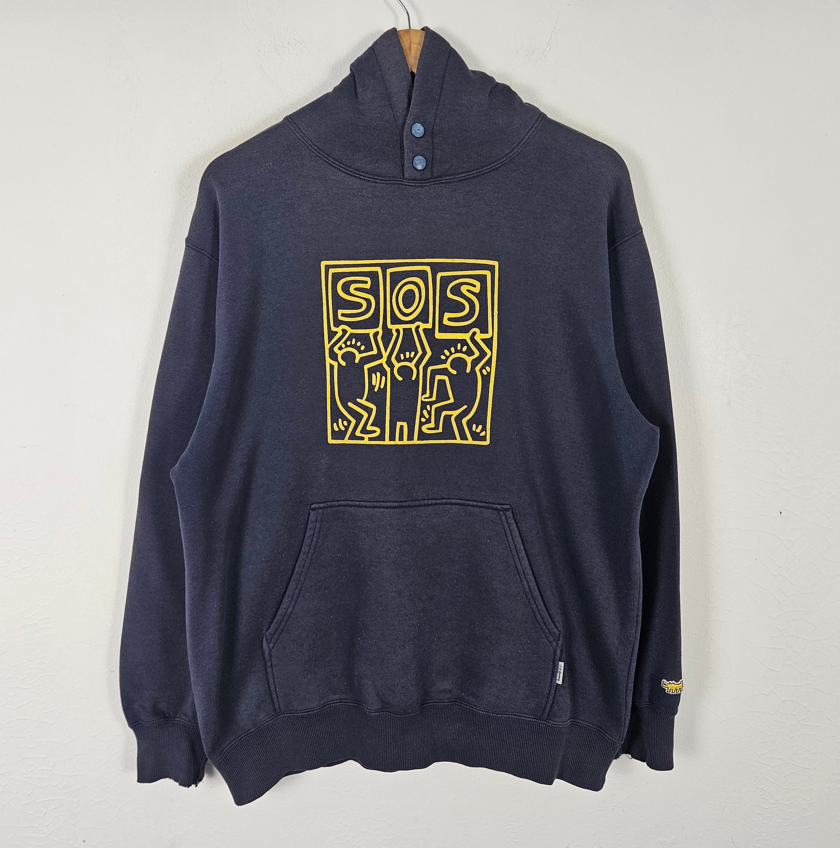 Keith Haring Vintage Keith Haring Pop Art Sweater Hoodie Size US M / EU 48-50 / 2 - 3 Thumbnail