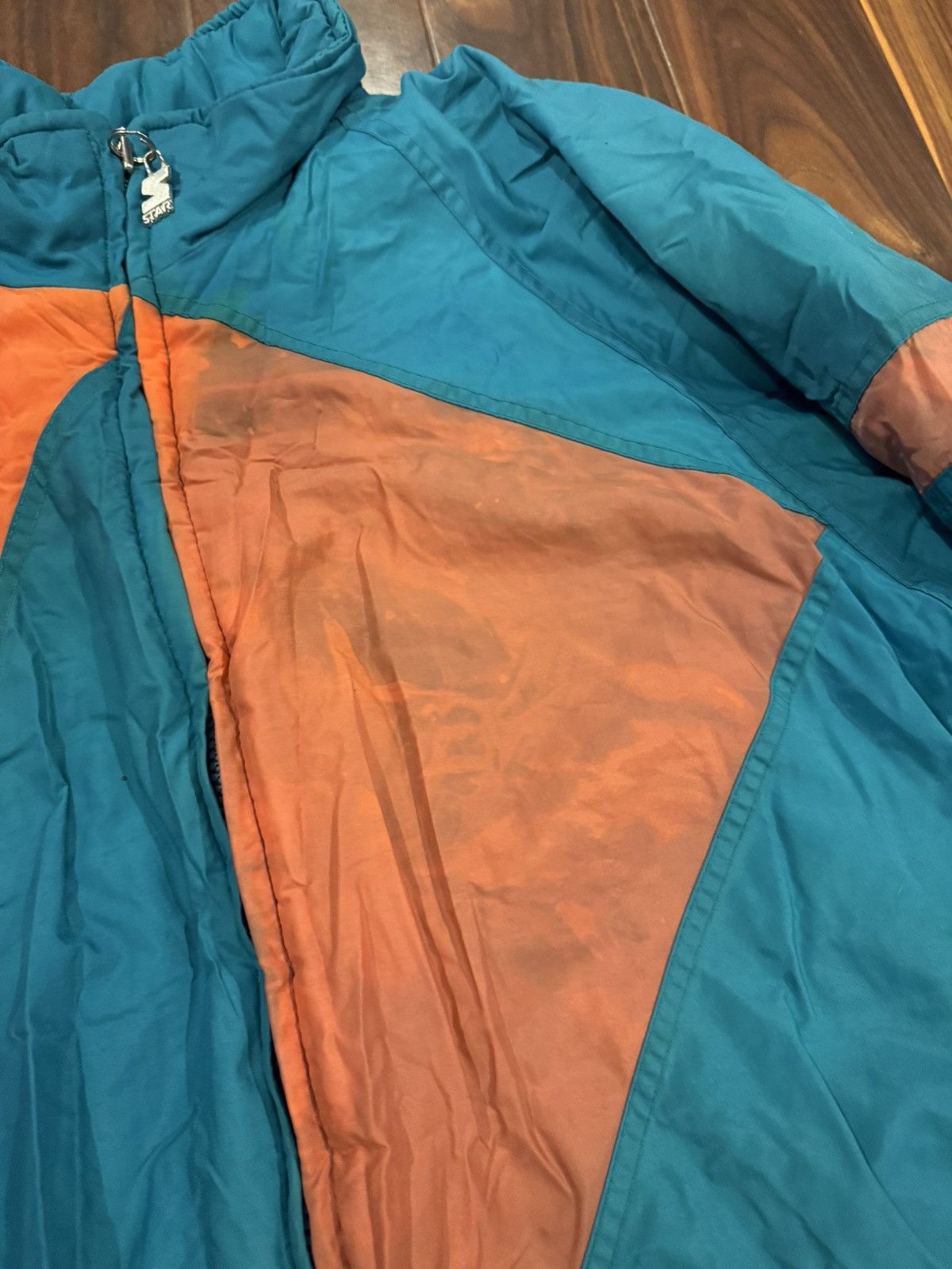 Logo 7 Vintage 90s Logo 7 Miami Dolphins Jacket (Game Day / Large) Size US L / EU 52-54 / 3 - 2 Thumbnail