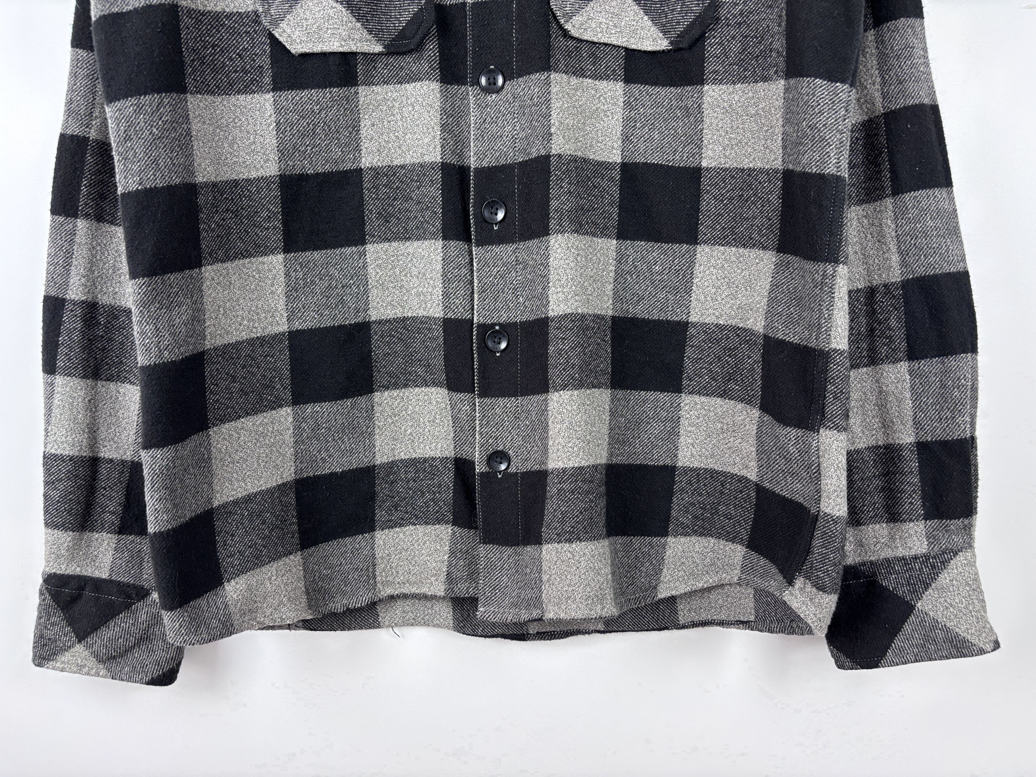 Dickies Dickies Long Sleeve Button Up Flannel Shirt Cotton Gray S Size US S / EU 44-46 / 1 - 3 Thumbnail