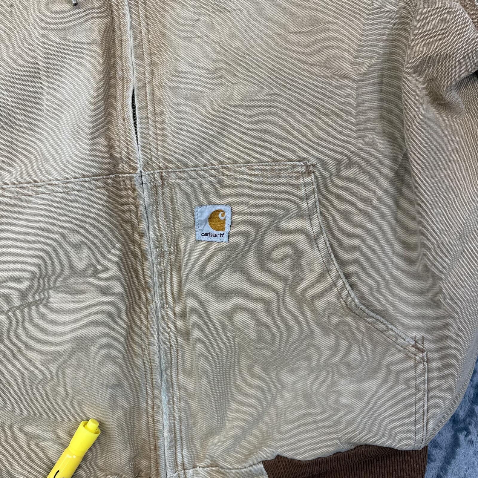 Carhartt Carhartt Style Duck Canvas Hooded Jacket Size US XL / EU 56 / 4 - 7 Thumbnail