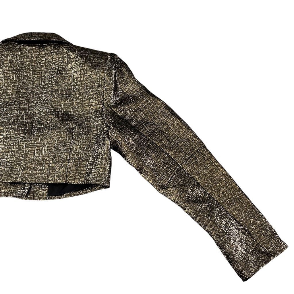 Other Michael Costello x REVOLVE Washington Jacket in Black & Gold Size XS / US 0-2 / IT 36-38 - 11 Thumbnail