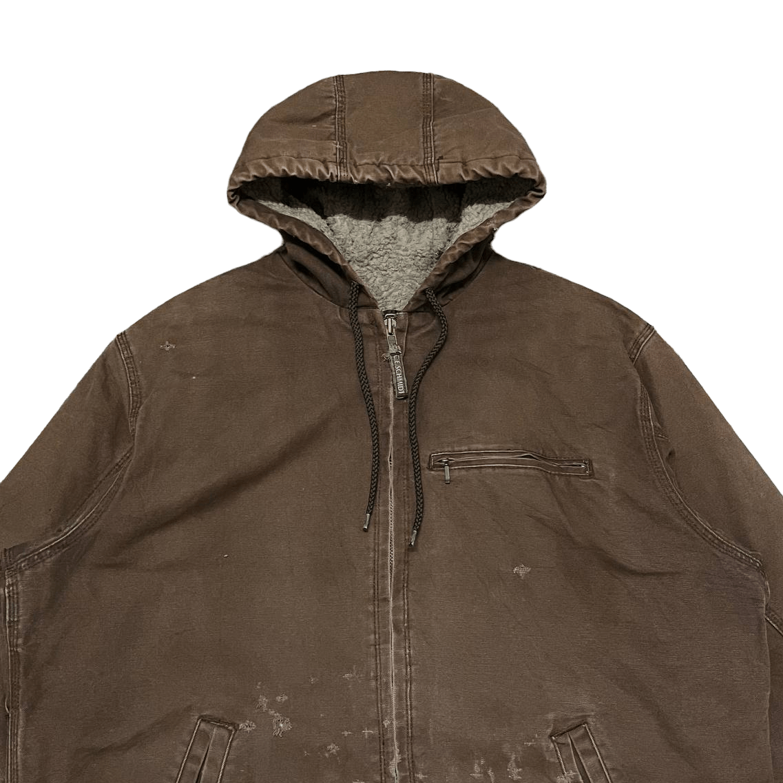 SCHMIDT Vintage Ce. Schmidt Workwear Distressed Jacket Thrashed Size US XL / EU 56 / 4 - 2 Thumbnail