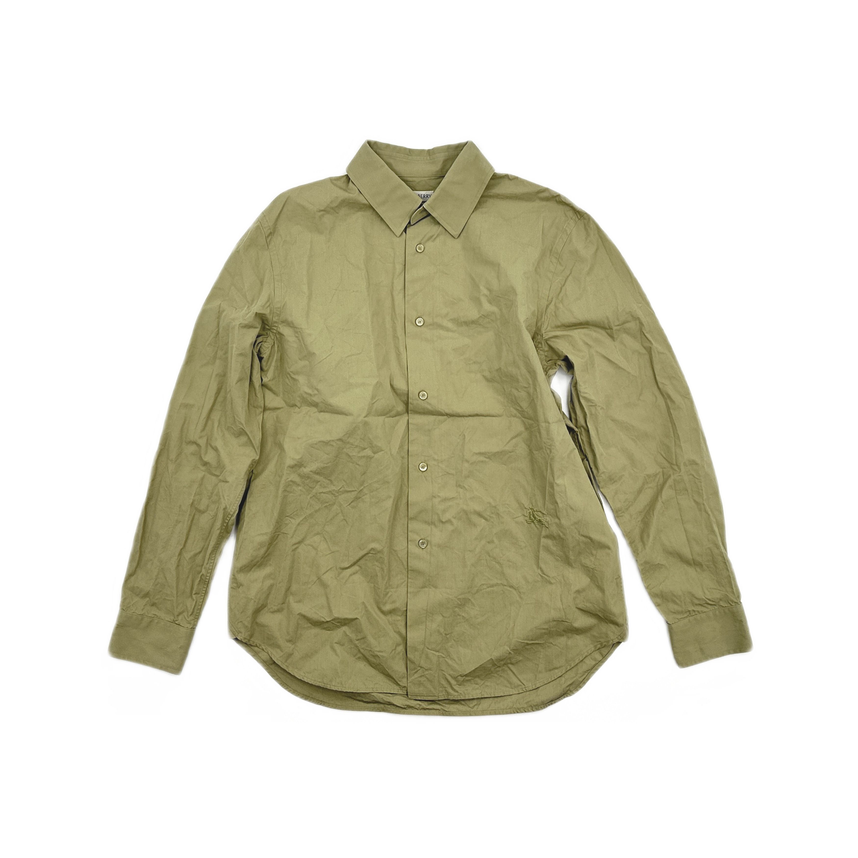 Burberry Burberry Logo Long Sleeve Button Up Shirt Size L Size US L / EU 52-54 / 3 - 1 Thumbnail
