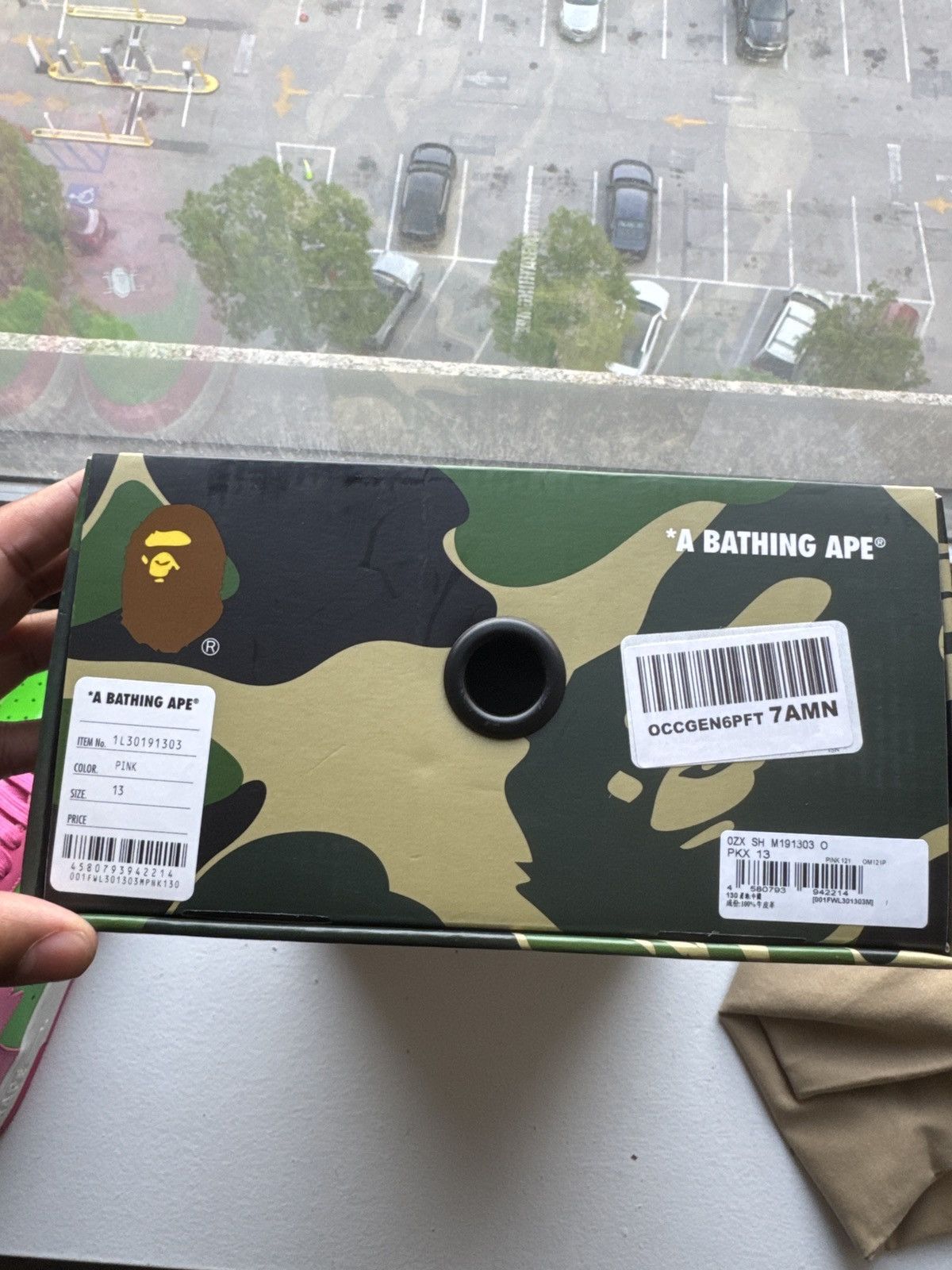 Bape Bapesta #1 M1 “Pink” Size US 13 / EU 46 - 7 Thumbnail