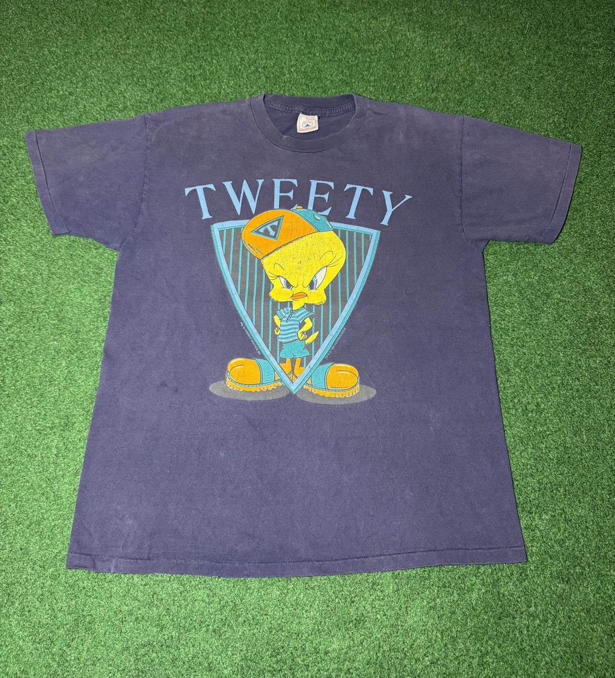 Vintage Tweet Bird Looney Tunes Double Sided L 90s T Shirt Cartoon Size US L / EU 52-54 / 3 - 1 Thumbnail