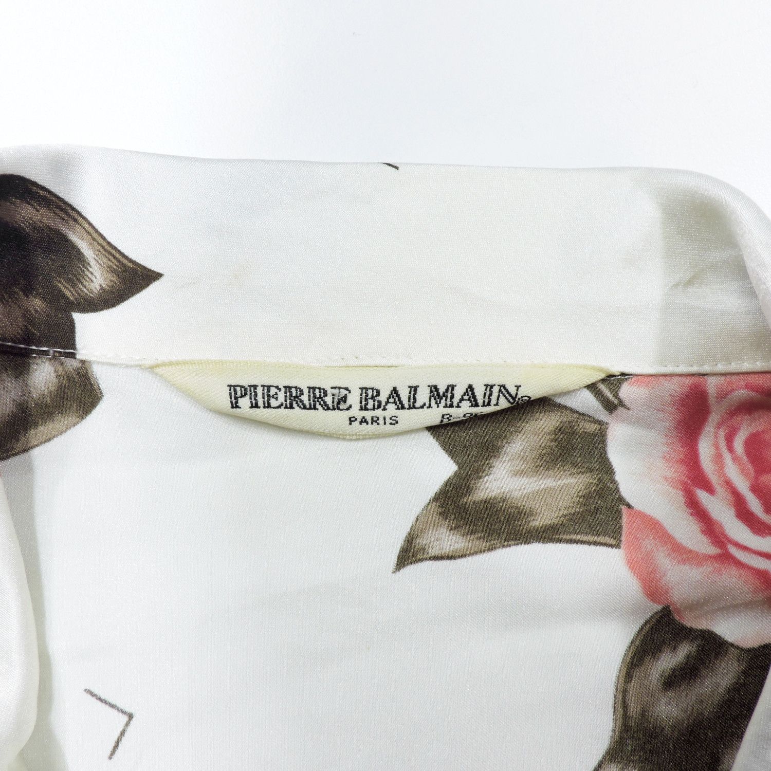 Balmain PIERRE BALMAIN FLOWER RIBBON MONOGRAM LONG SLEEVE SHIRT Size M / US 6-8 / IT 42-44 - 3 Thumbnail