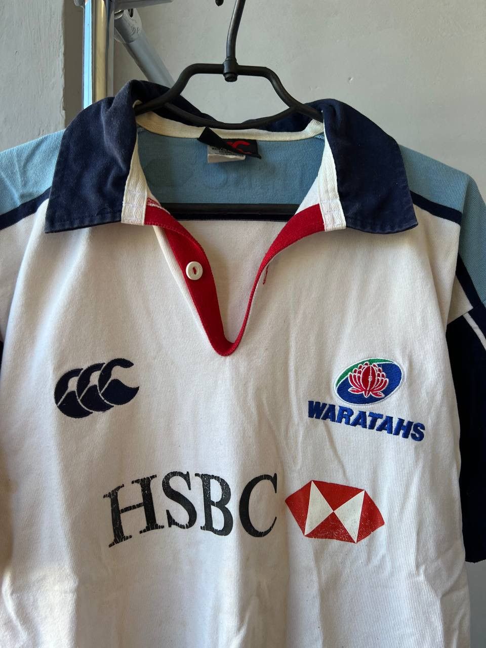 Canterbury of New Zealand 2003 WARATAHS AWAY RUGBY UNION NSW AWAY SHIRT JERSEY RARE M Size US M / EU 48-50 / 2 - 4 Thumbnail