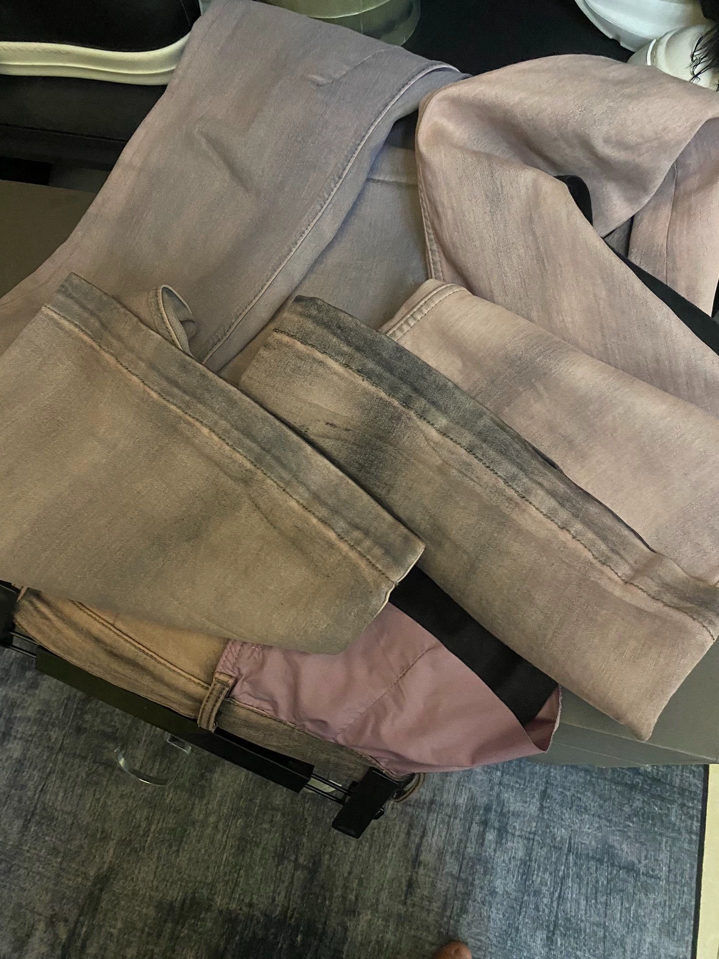 Rick Owens Rick Owens 23ss Drkshdw patchwork pink jeans Size 26" / US 2 / IT 38 - 4 Thumbnail