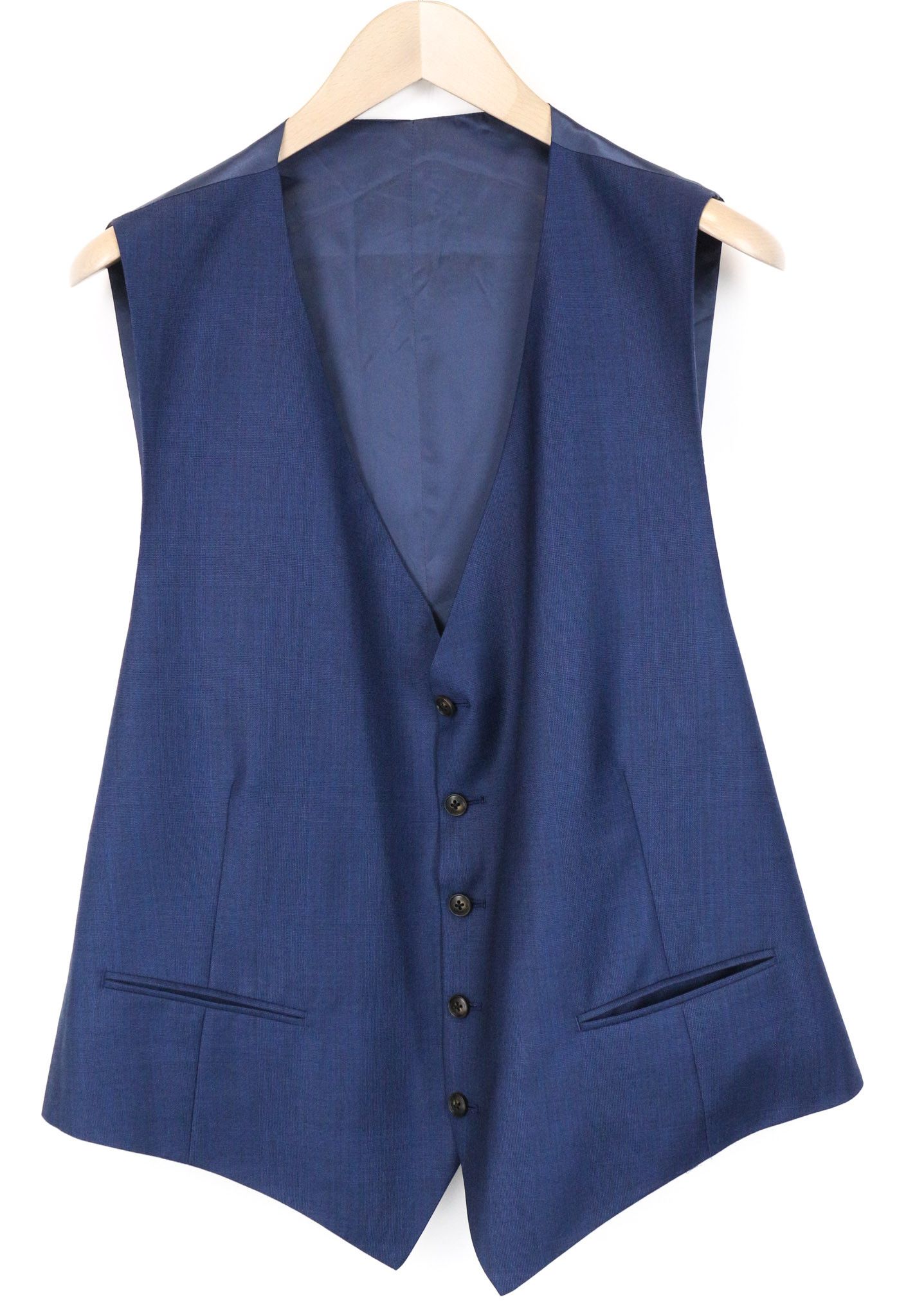 Suitsupply UK50R Blue Glen Check Wool Suit 74836 Size 50R - 4 Thumbnail